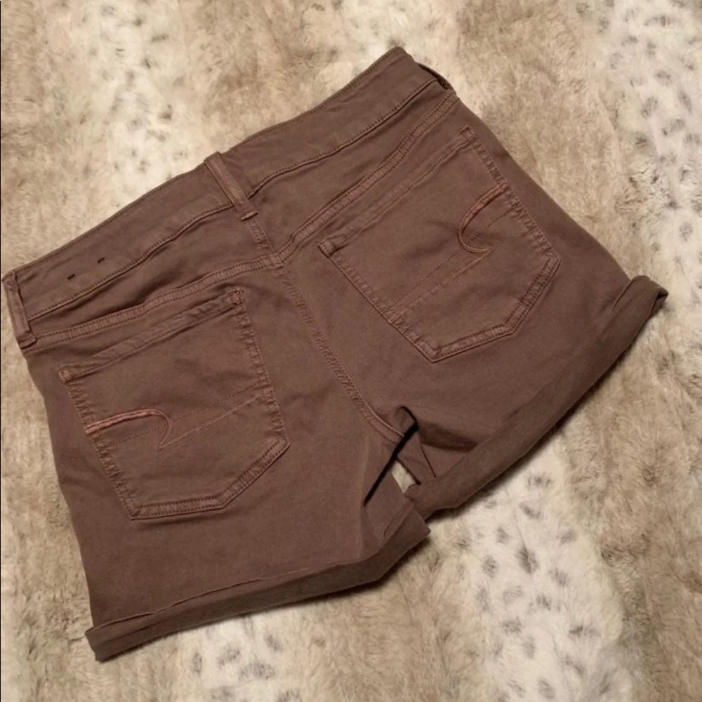 AEO Dusty Rose Midi Shorts - Picture 6 of 6
